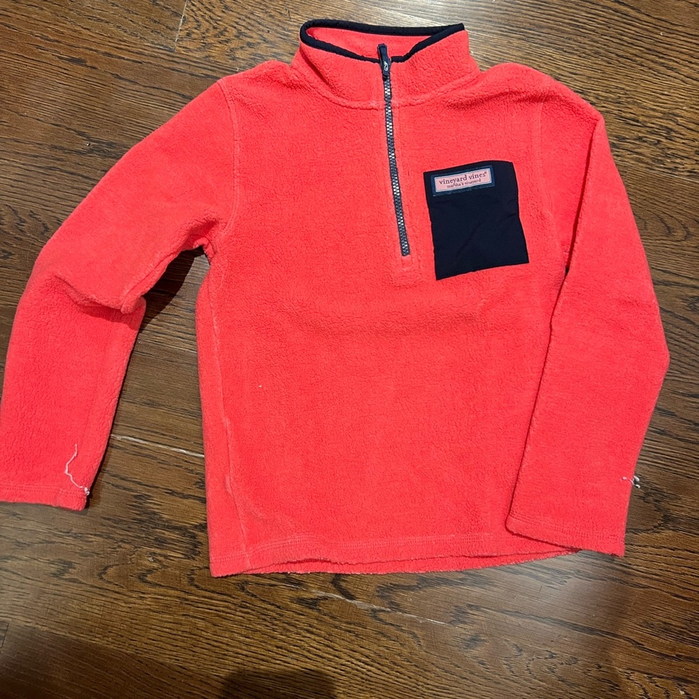 Vinyard Vines Performance fleece half zip kids